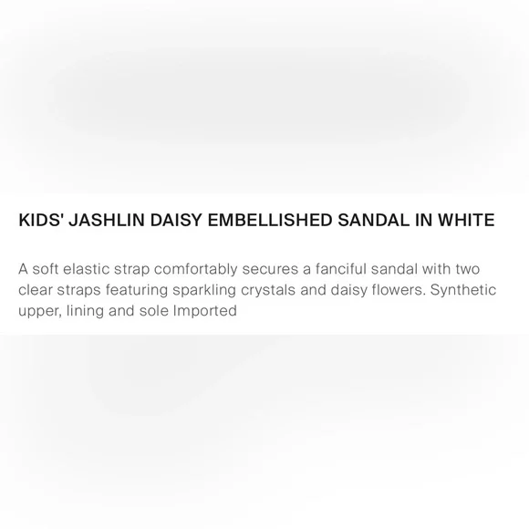 Steve Madden Kids Jashlin Daisy Embellished Sandal - Picture 4 of 11